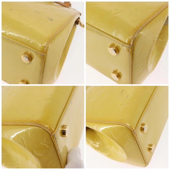 LOUIS VUITTON Monogram Vernis Blair MM Bag 2way Citrin M90108 LV Auth 145836 - Picture 14 of 16